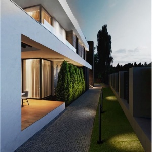 Stalp LED iluminat exterior modern IP65 LORD H-60cm 57593 universul-luminii.ro