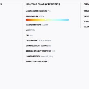 Stalp LED iluminat exterior simetric 180º IP65 RUSH 310cm 4000K 218763 universul-luminii.ro