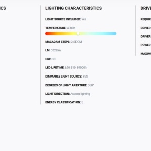 Stalp LED iluminat exterior simetric 360º IP65 RUSH 310cm 4000K CASAMBI 218663 universul-luminii.ro
