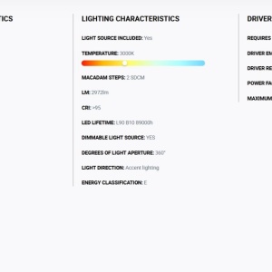 Stalp LED iluminat exterior simetric 360º IP65 RUSH 370cm 3000K CASAMBI 218803 universul-luminii.ro