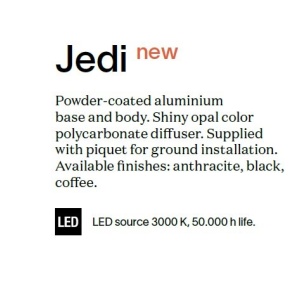Stalp LED IP65 JEDI PT H160 COFFEE - Img 3