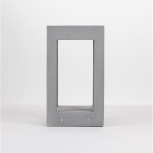 Stalp LED mic pentru exterior design modern IP65 Bev gri 20x20cm 129843 universul-luminii.ro