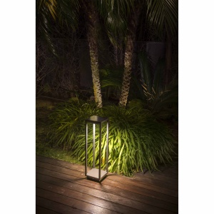 Stalp LED solar iluminat exterior cu senzor de miscare IP54 SAURA 82923 universul-luminii.ro