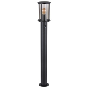 Stalp mediu pentru exterior cu senzor de miscare design modern IP54 Gracey negru 135693 universul-luminii.ro