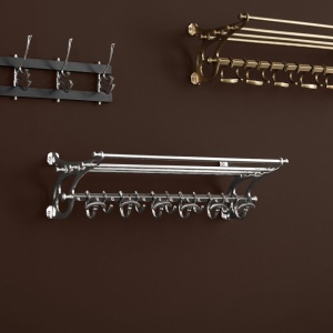 Suport haine design LUX Hudson S, nickel 106051 HZ - Img 3