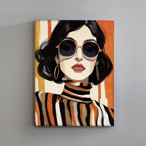 Tablou de perete decorativ Orange 90x120cm - Img 4
