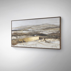 Tablou de perete pictura acrilica Lejanias 73x143cm - Img 5