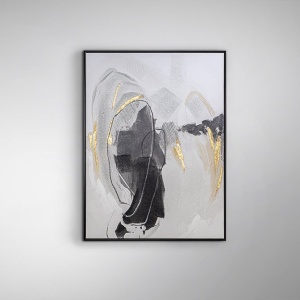 Tablou de perete pictura acrilica Rasgos I 75x100cm - Img 4