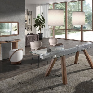 Taburete deosebit design LUX Walnut - Img 3