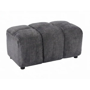 Taburete, Suport picioare CLOUD 100cm, catifea Vogue gri - Img 2