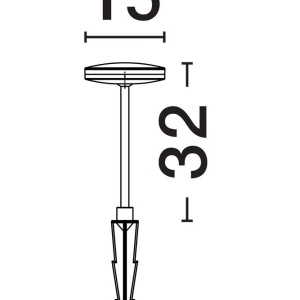 Tarus LED modern iluminat exterior ambiental IP65 NAWA H-32cm 233163 universul-luminii.ro