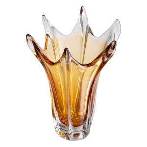 Vaza, Vas decorativ design LUX Sutter, galben - Img 5