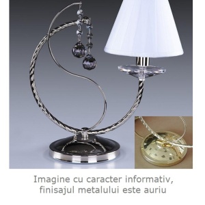 Veioza cristal Swarovski Spectra Zoe Gold SP