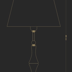 Veioza design clasic realizata manual CASAMIA - Img 3