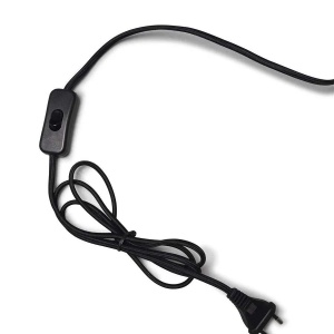 Veioza eco din bambus cu ratan Tanami h.30cm, black 213713 universul-luminii.ro