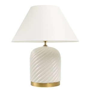 Veioza eleganta design LUX din ceramica, Savona alb 110908 HZ
