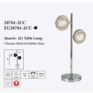 Veioza/Lampa de masa decorativa LED Quartz 624643 universul-luminii.ro