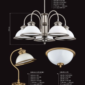 Veioza, lampa de masa design clasic realizata manual Lido 186393 universul-luminii.ro
