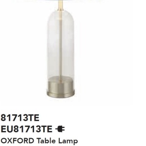 Veioza/Lampa de masa design decorativ Oxford nickel/teal 139843 universul-luminii.ro