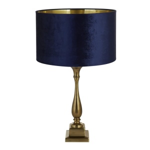 Veioza/Lampa de masa design lux elegant Belle alama/navy 148693 universul-luminii.ro