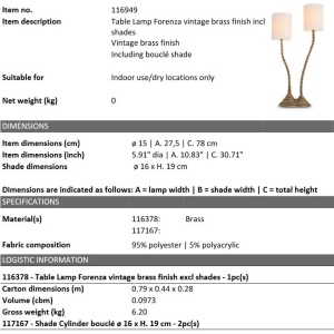 Veioza, Lampa de masa design LUX Forenza 115913 universul-luminii.ro