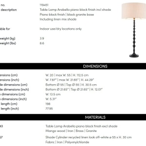 Veioza, Lampa de masa design LUX, Lemn, Tesatura, Arabella 168223 universul-luminii.ro