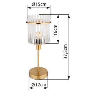 Veioza, Lampa de masa GORLEY auriu 235753 universul-luminii.ro