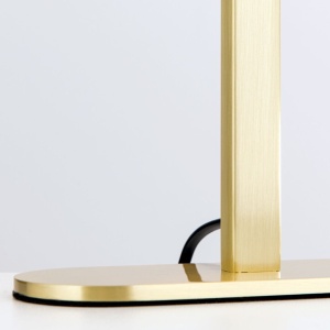 Veioza/Lampa de masa LED moderna AUFTAKT auriu/negru 155683 universul-luminii.ro