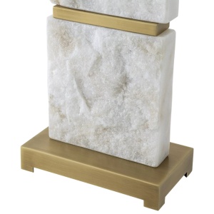 Veioza/ lampa de masa LUX cu baza din marmura Newton L 106433 universul-luminii.ro