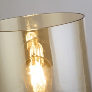 Veioza, Lampa de masa moderna Sweden 1L moca, chihlimbar 157553 universul-luminii.ro