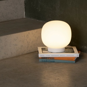 Veioza/Lampa de masa stil minimalist AMELIA alba - Img 3