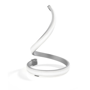 Veioza LED design modern minimalist NUR argintie crom