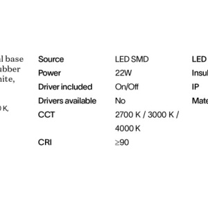 Veioza LED stil minimalist Oz tl on-off 2700k alama 165403 universul-luminii.ro