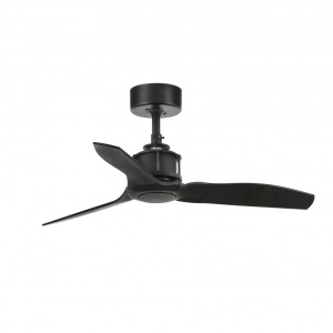 Ventilator de tavan cu telecomanda design modern JUST FAN negru