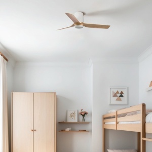Ventilator tavan cu telecomanda PUNT TUB S alb/artar