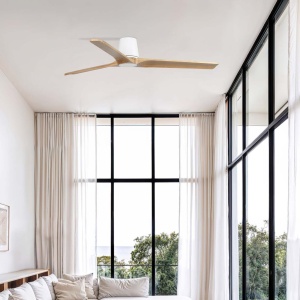 Ventilator tavan smart sistem TUYA si telecomanda HEYWOOD TUB L alb/pin
