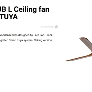 Ventilator tavan smart sistem TUYA si telecomanda HEYWOOD TUB L negru/nuc - Img 5