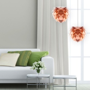 Abajur modern Silvia medium 50cm, cupru 50594 universul-luminii.ro