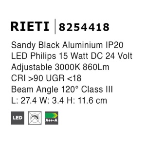 Accesoriu, Modul de iluminat pentru sina magnetica Buxton, Loop sau Sign, RIETI NVL-8254418 85834 universul-luminii.ro
