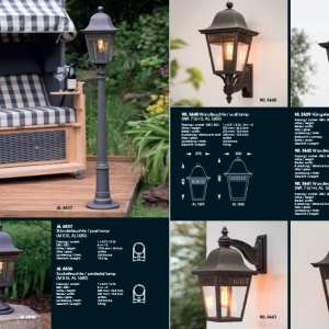 Aplica 1/2, iluminat exterior din fier forjat, WL 3643 61464 universul-luminii.ro
