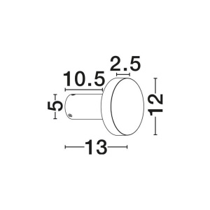 Aplica ambientala exterior IP65 LED 2700K GONG negru - Img 3