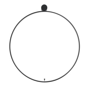 Aplica circulara LED IP44 diametru 80cm Visual negru - Img 2