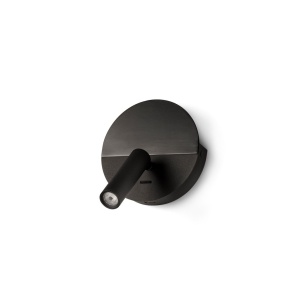 Aplica cu reader LED directionabil stil minimalist DUAS USB C negru - Img 7