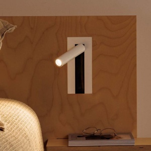 Aplica cu reader LED directionabil stil minimalist GABO alb - Img 2