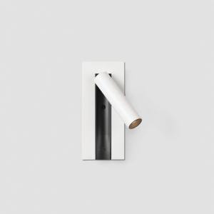 Aplica cu reader LED directionabil stil minimalist GABO USB C alb - Img 6