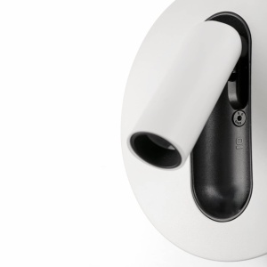 Aplica cu reader LED directionabil stil minimalist TIMIT alb - Img 5