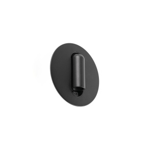 Aplica cu reader LED directionabil stil minimalist TIMIT USB C negru - Img 2