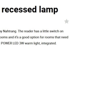 Aplica cu reader LED incastrabila stil minimalist SUAU bronz 123634 universul-luminii.ro