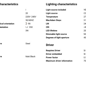 Aplica cu reader LED minimalista cu USB charger DUAS Black 201414 universul-luminii.ro