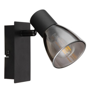 Aplica cu spot directionabil design modern CLAUDE negru 114294 universul-luminii.ro
